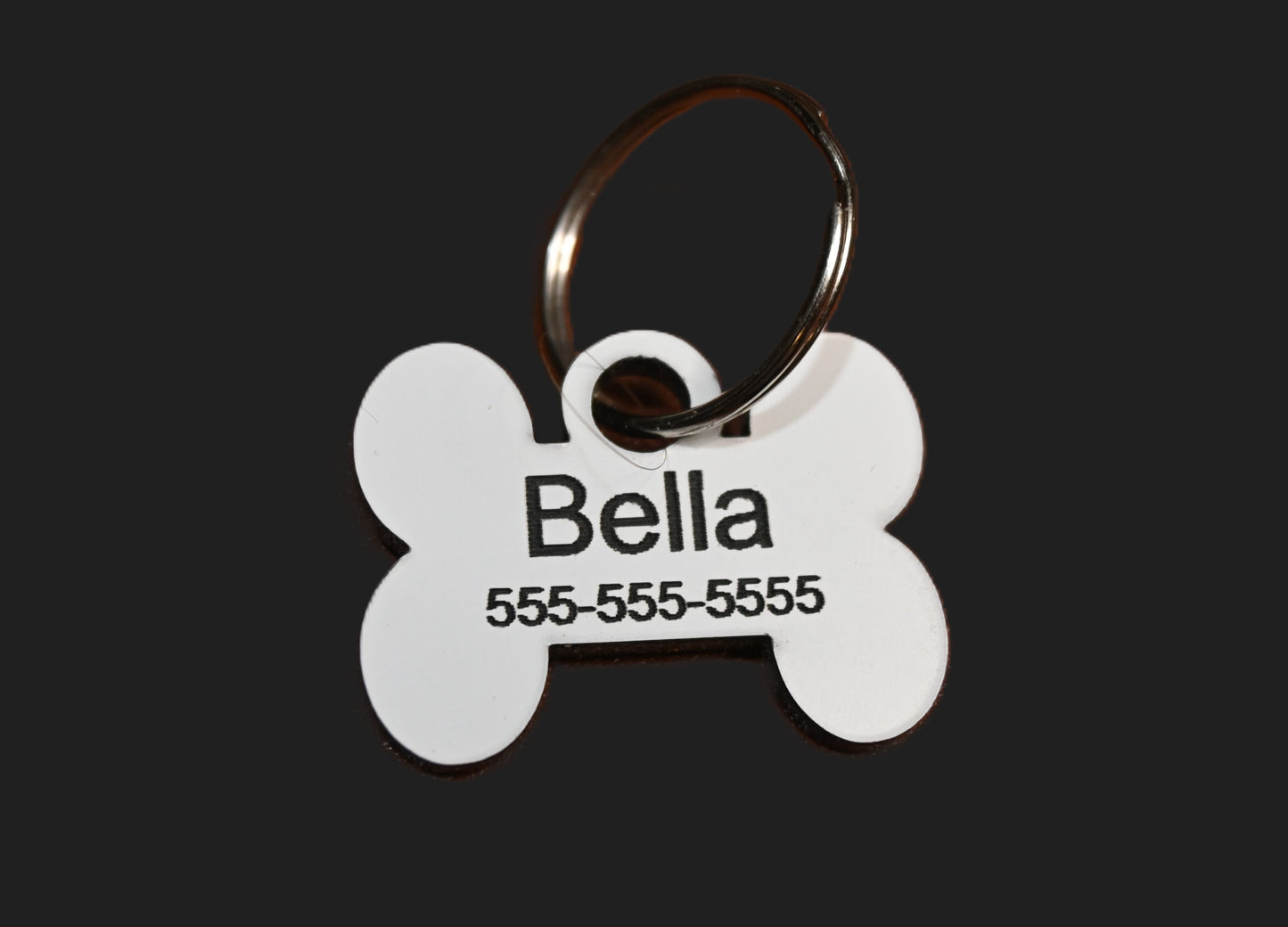 Dog Tag ,Acrylic dog bone shape