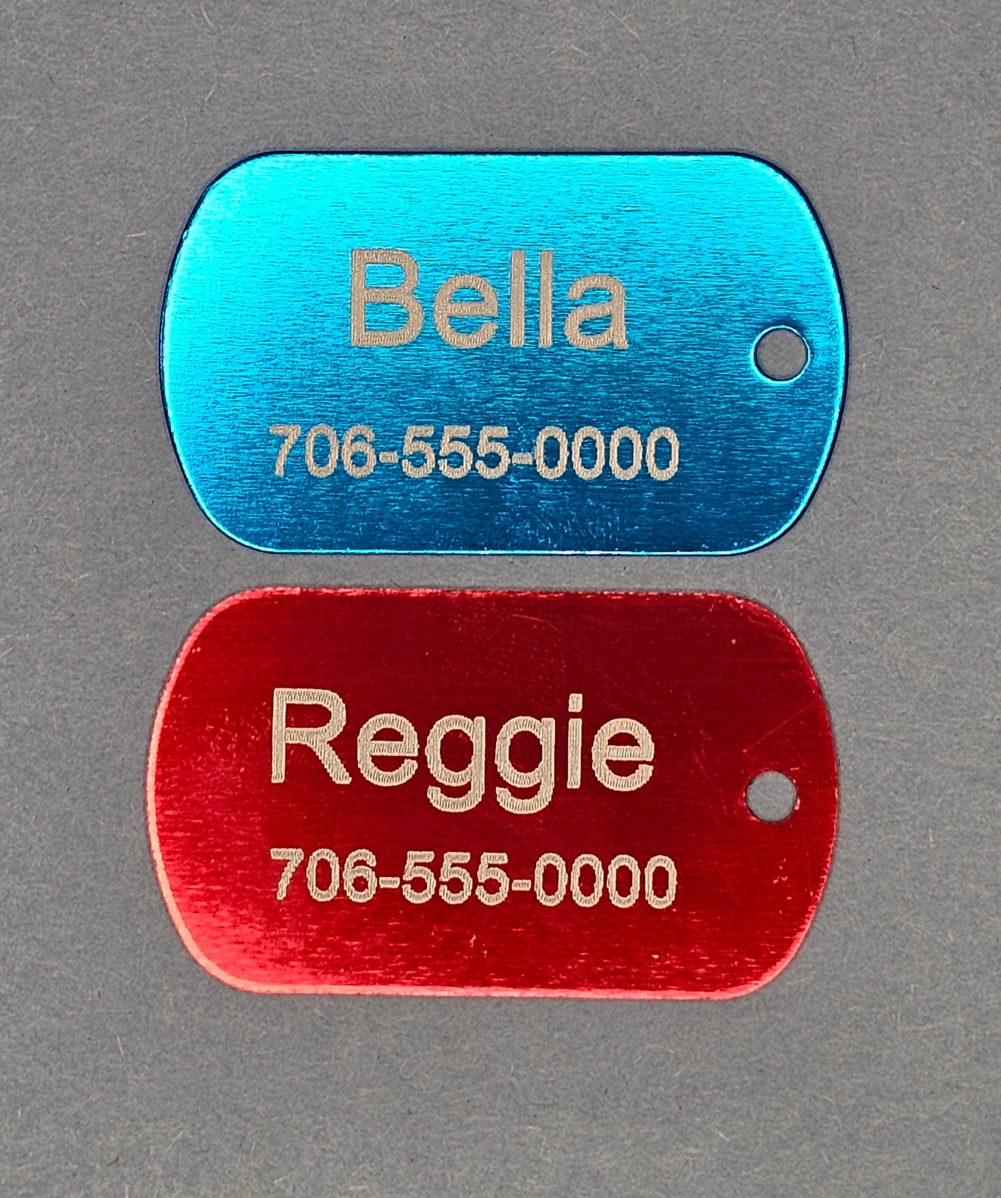 Aluminum dog Tags - personalized